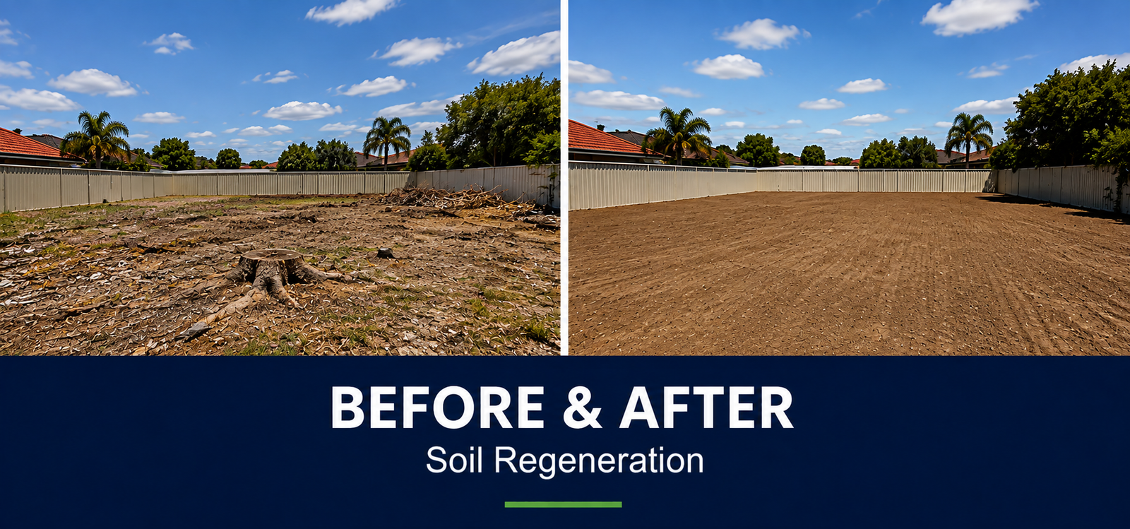 Before and after: soil regeneration